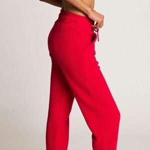 Negative Underwear Medium Waffle Knit Jogger in Cerise